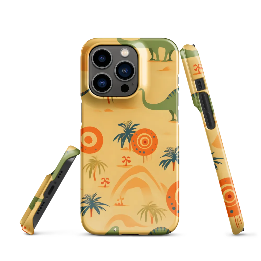 Prehistoric Playtime | Phone Case |  14 Pro | Snap Case | Glossy