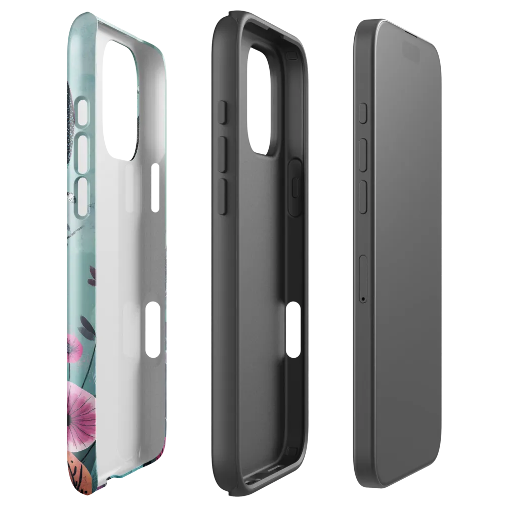 Whimsical Fox Among Blossoms | Phone Case |  16 Pro Max | Tough Case | Glossy