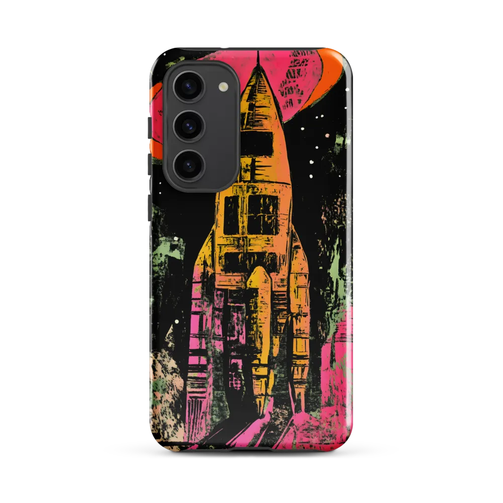 Cosmic Voyage: A Surreal Rocket Adventure
