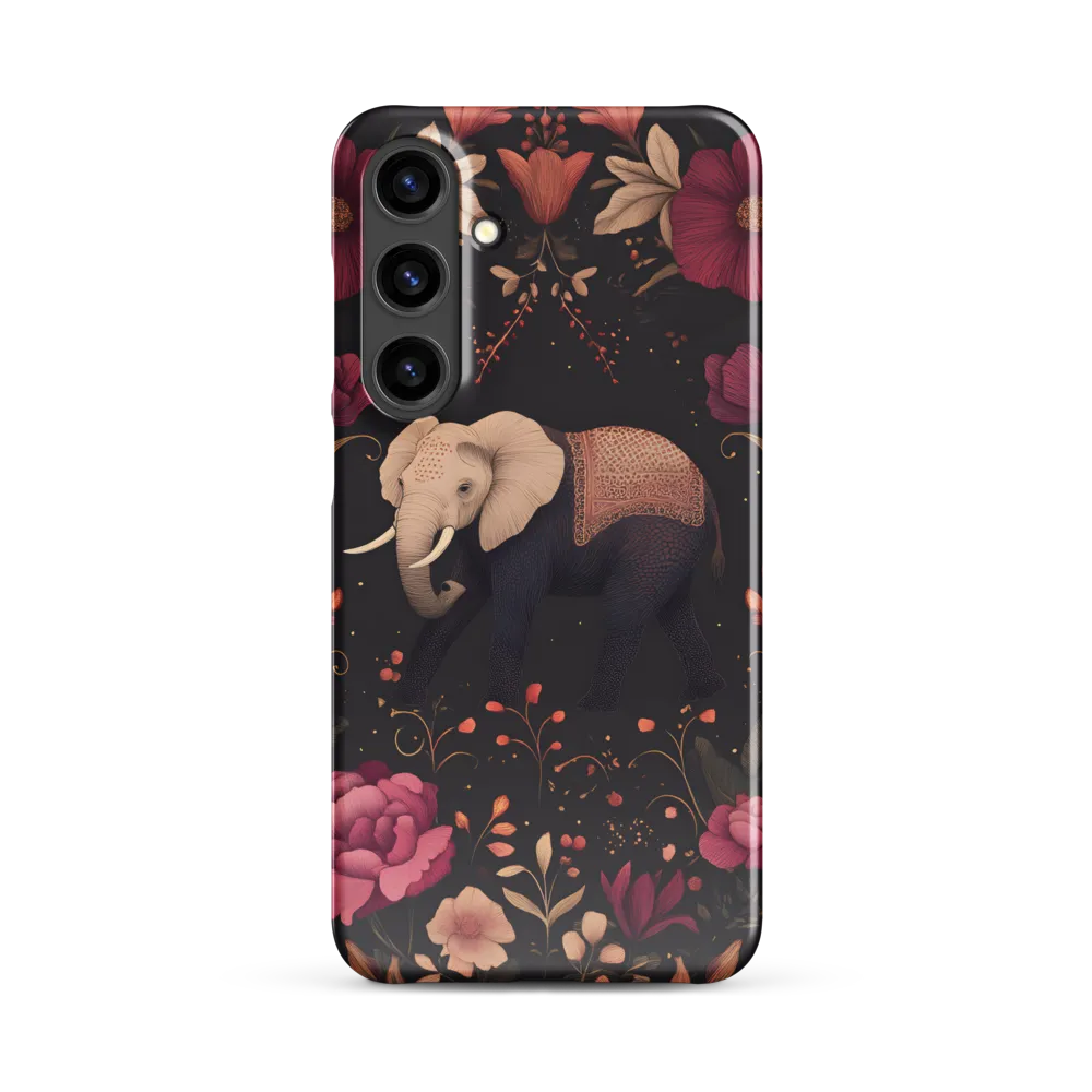 Whispers of the Wild: Elephants and Blooms