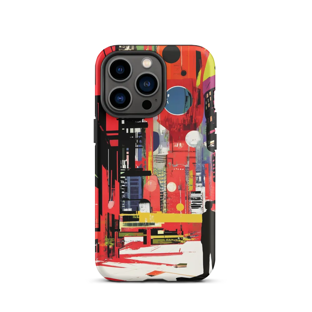 Urban Echoes: A Futuristic Reverie | Phone Case |  13 Pro | Tough Case | Matte