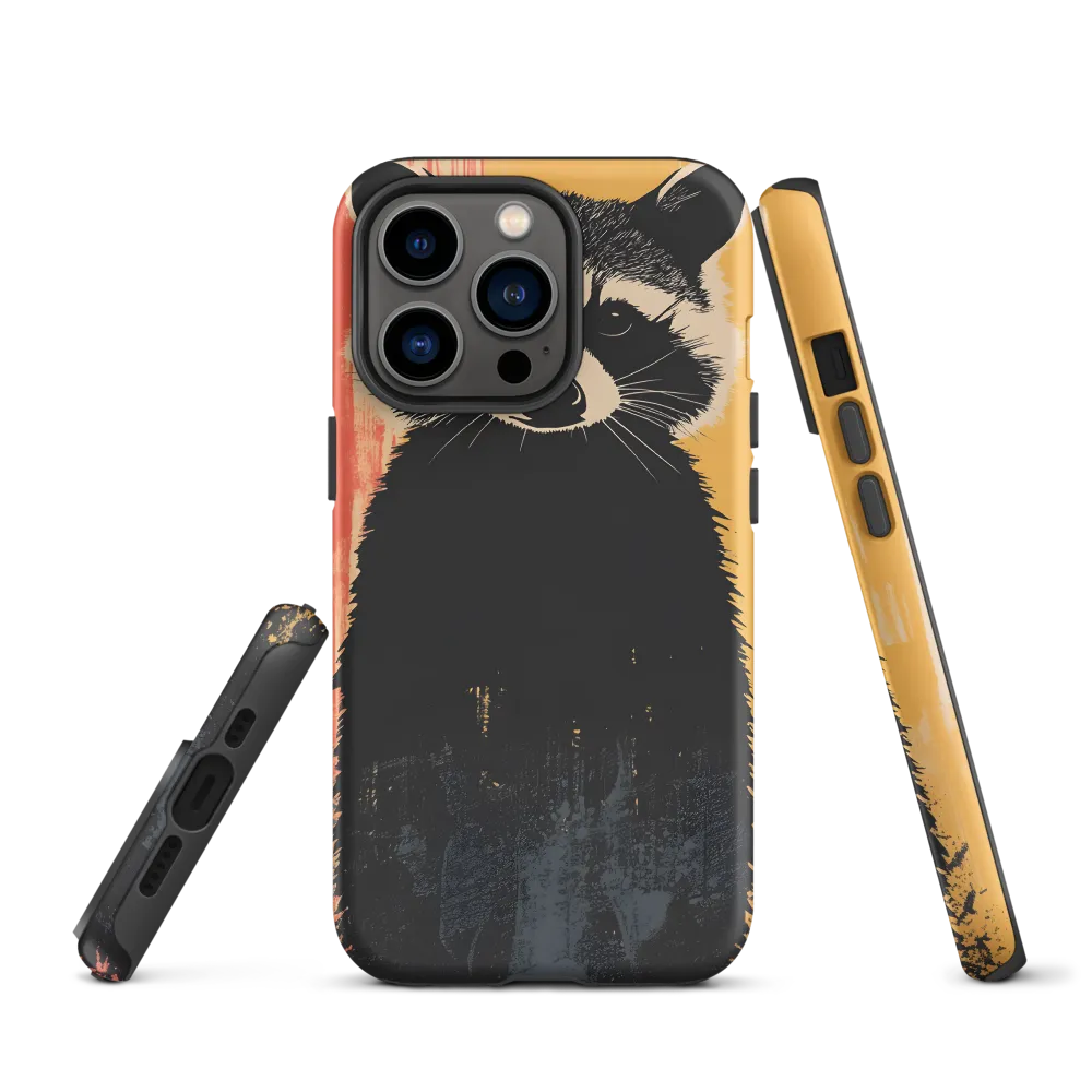 Whimsical Raccoon Portrait