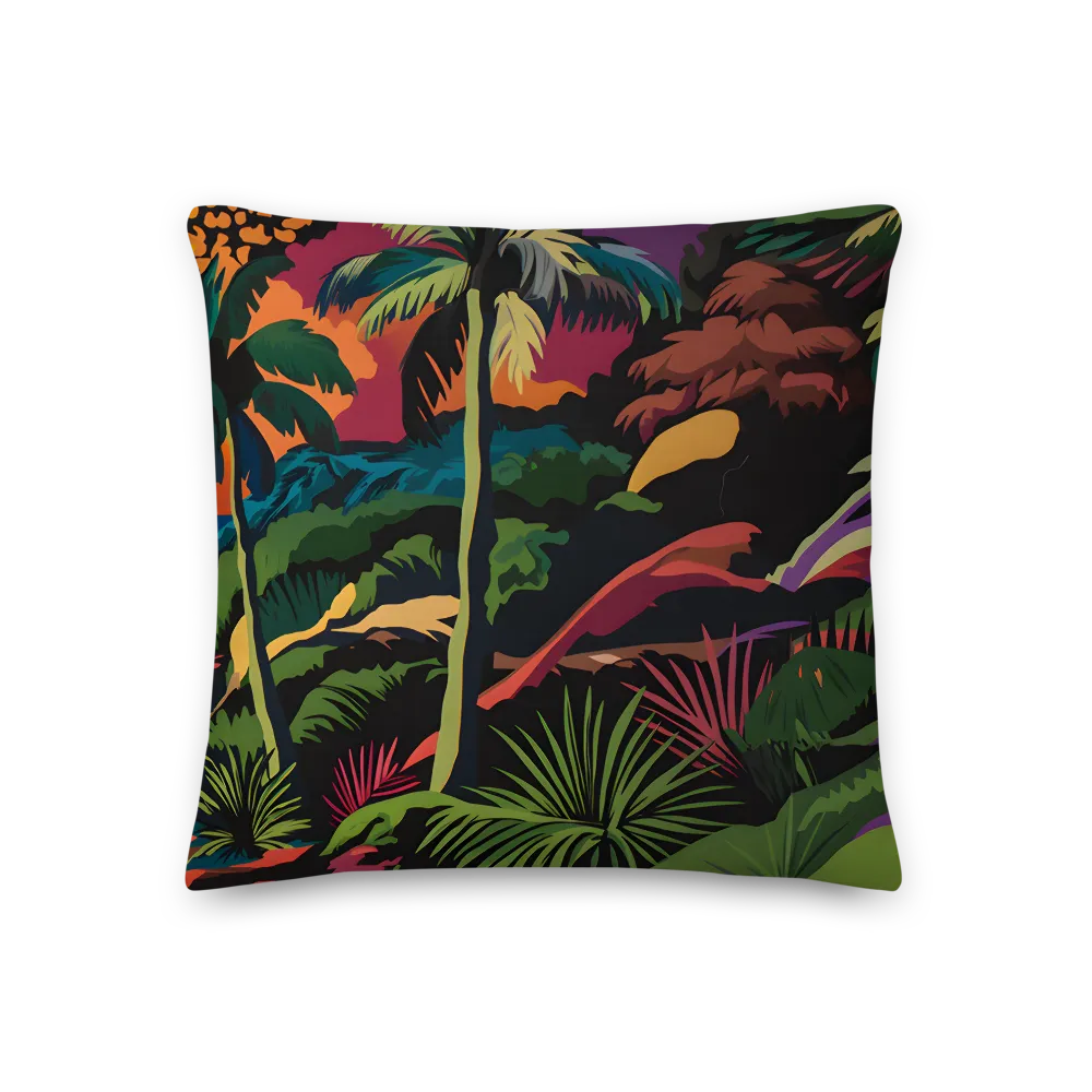 Tropical Sunset Escape | Pillow | 18″×18″