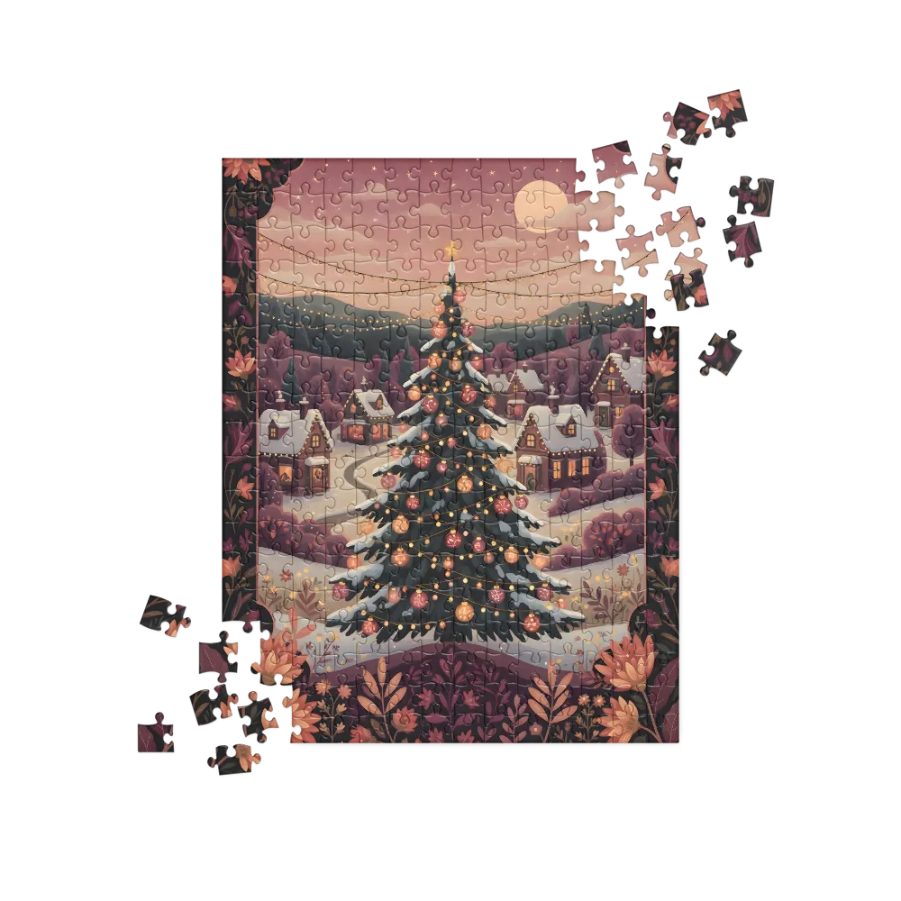 Moonlit Christmas Tree 
 Jigsaw Puzzle