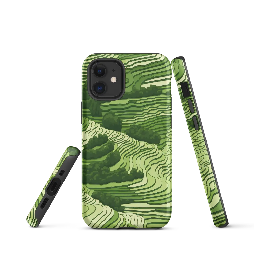 Waves of Green: An Abstract Landscape