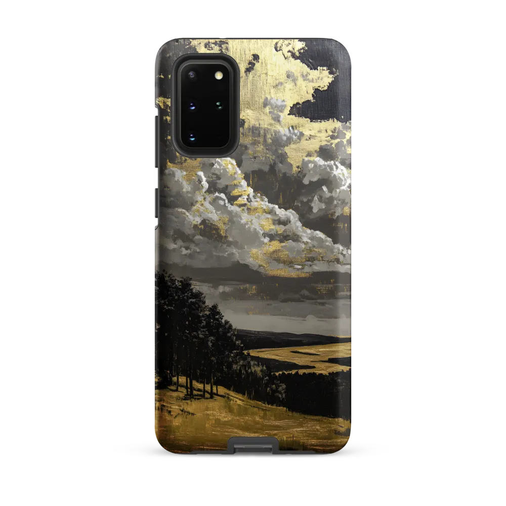 Golden Serenity in a Dramatic Sky