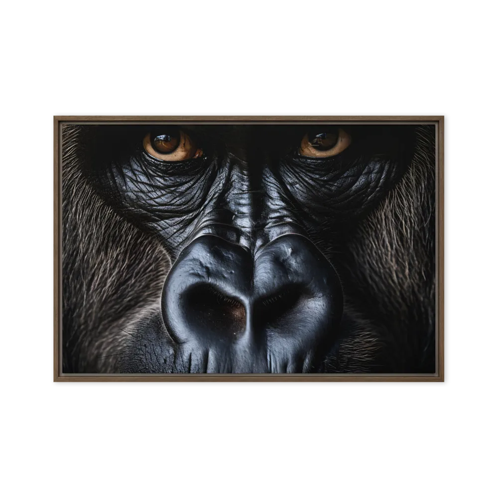 Gaze of the Wild: A Gorilla's Portrait