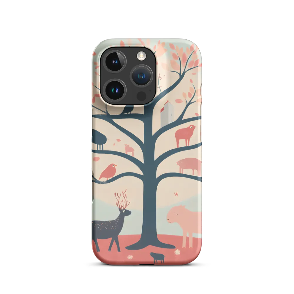 Whimsical Tree with Playful Creatures