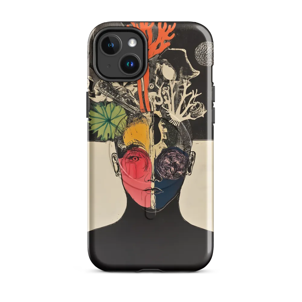 Coral Thoughts | Phone Case |  14 Plus | MagSafe® Tough Case | Glossy