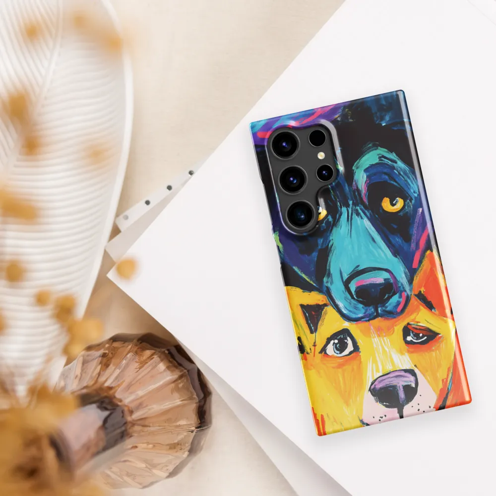 Vibrant Companions: An Expression of Canine Spirit