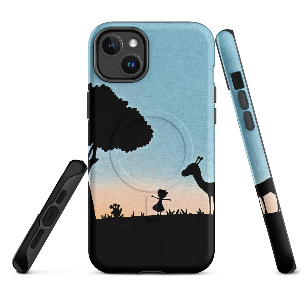 Curiosity in the Silhouette | Phone Case |  14 Plus | MagSafe® Tough Case | Matte
