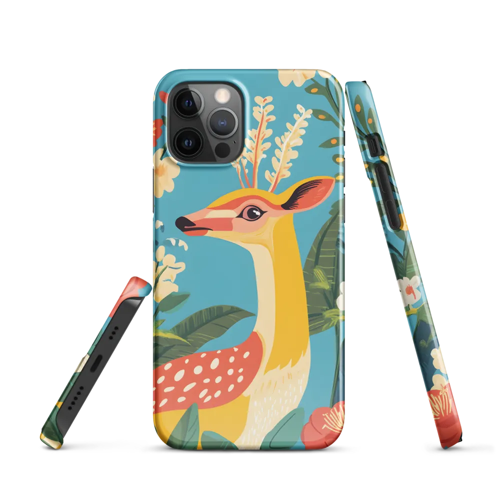 Serene Majesty: A Vibrant Deer Amidst Flora