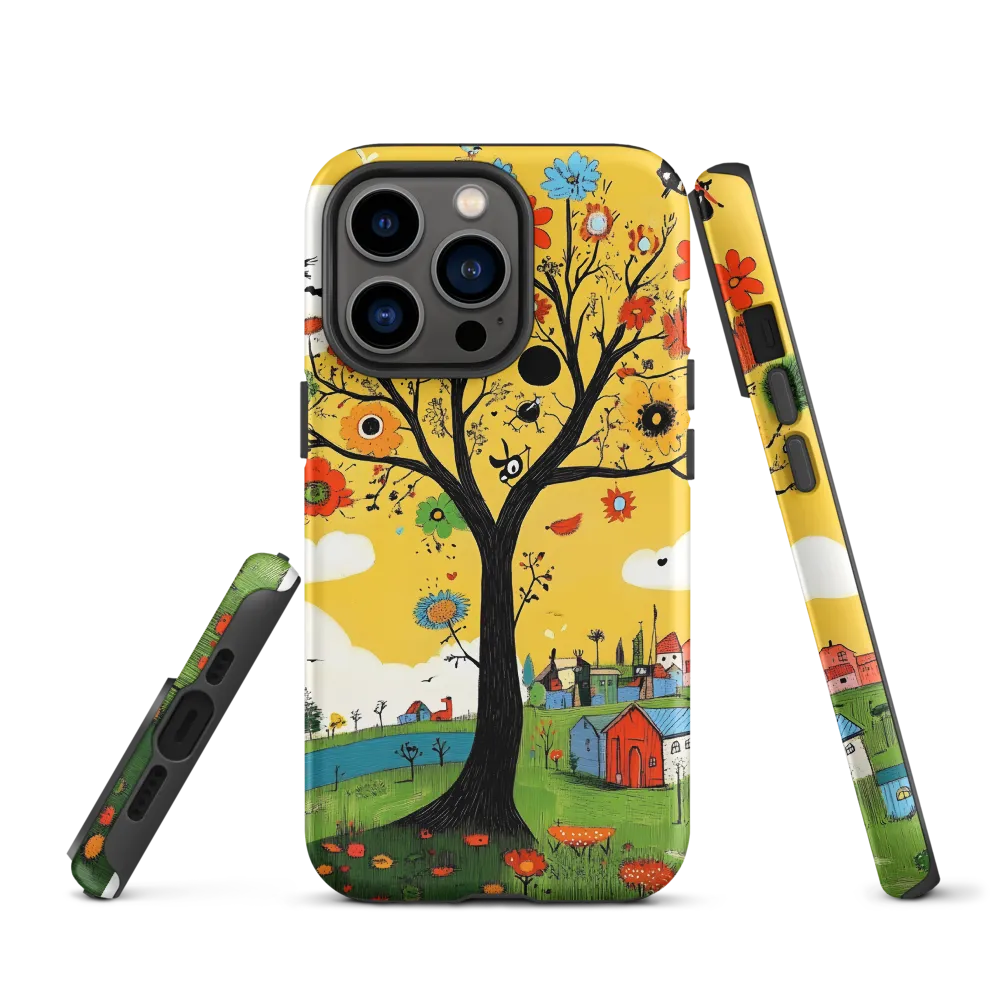 Whimsical Blooms of Life | Phone Case |  13 Pro | Tough Case | Matte