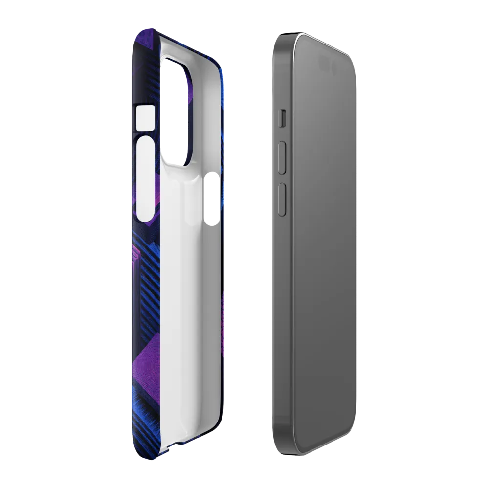 Geometric Dreams in Blue and Purple