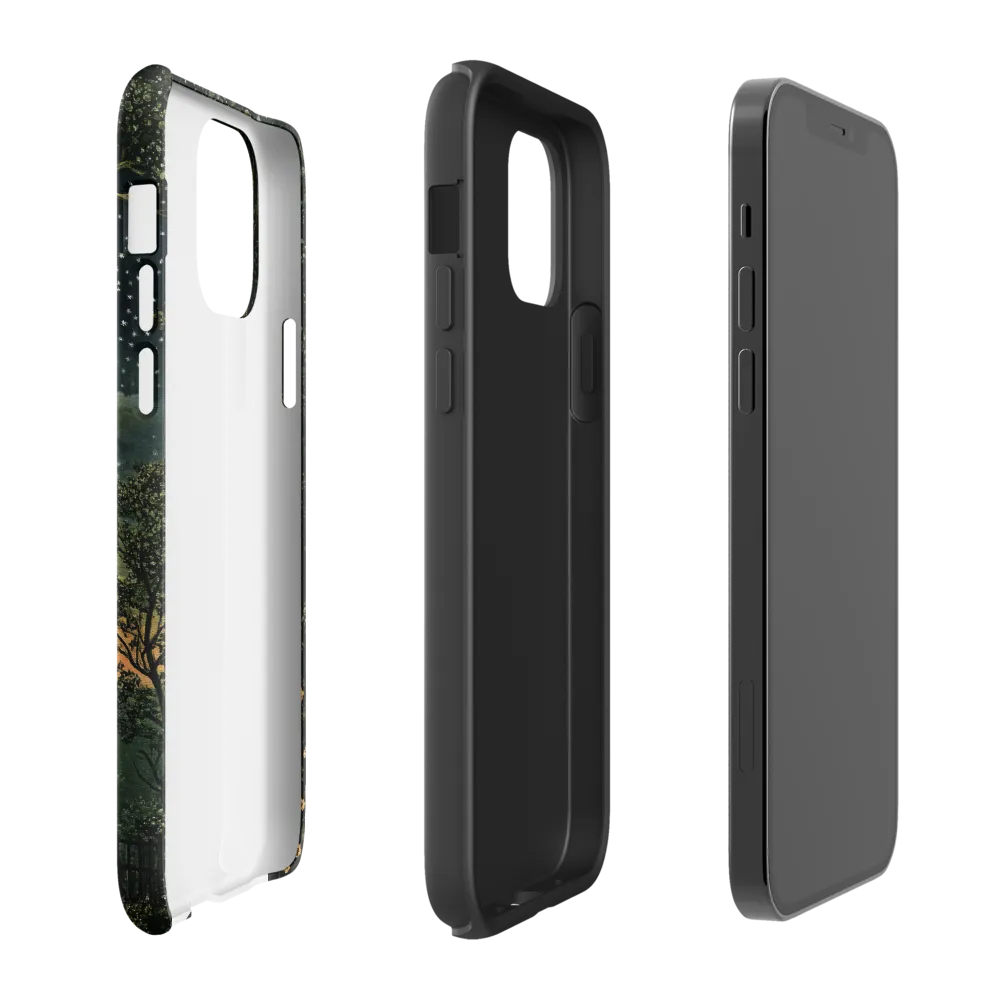 Mystical Nightscape Under the Full Moon | Phone Case |  12 Pro | Tough Case | Matte