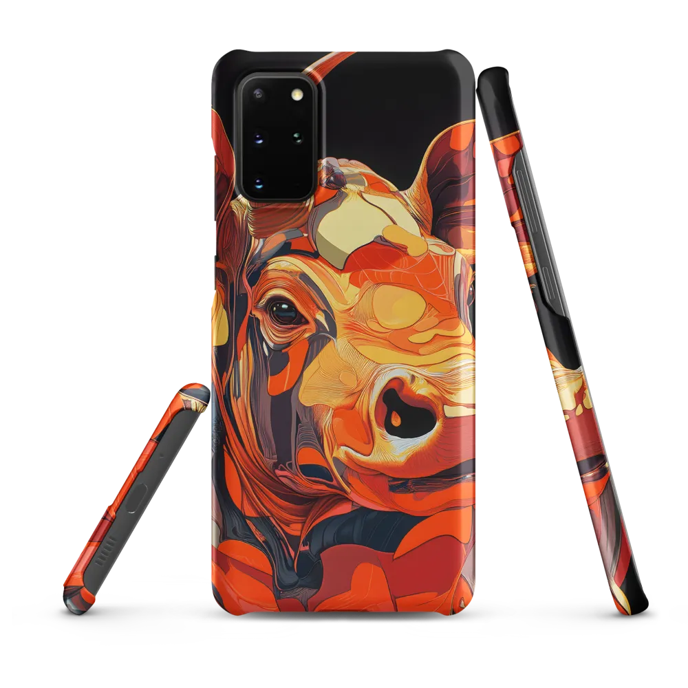 Modern Serenade: The Vibrant Cow