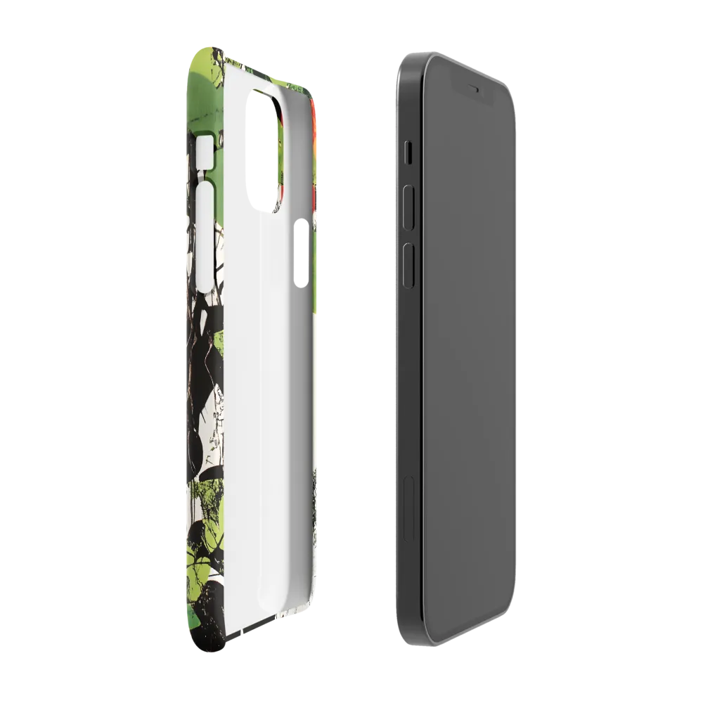 Nature's Geometry: A Contemporary Collage | Phone Case |  12 | Snap Case | Glossy