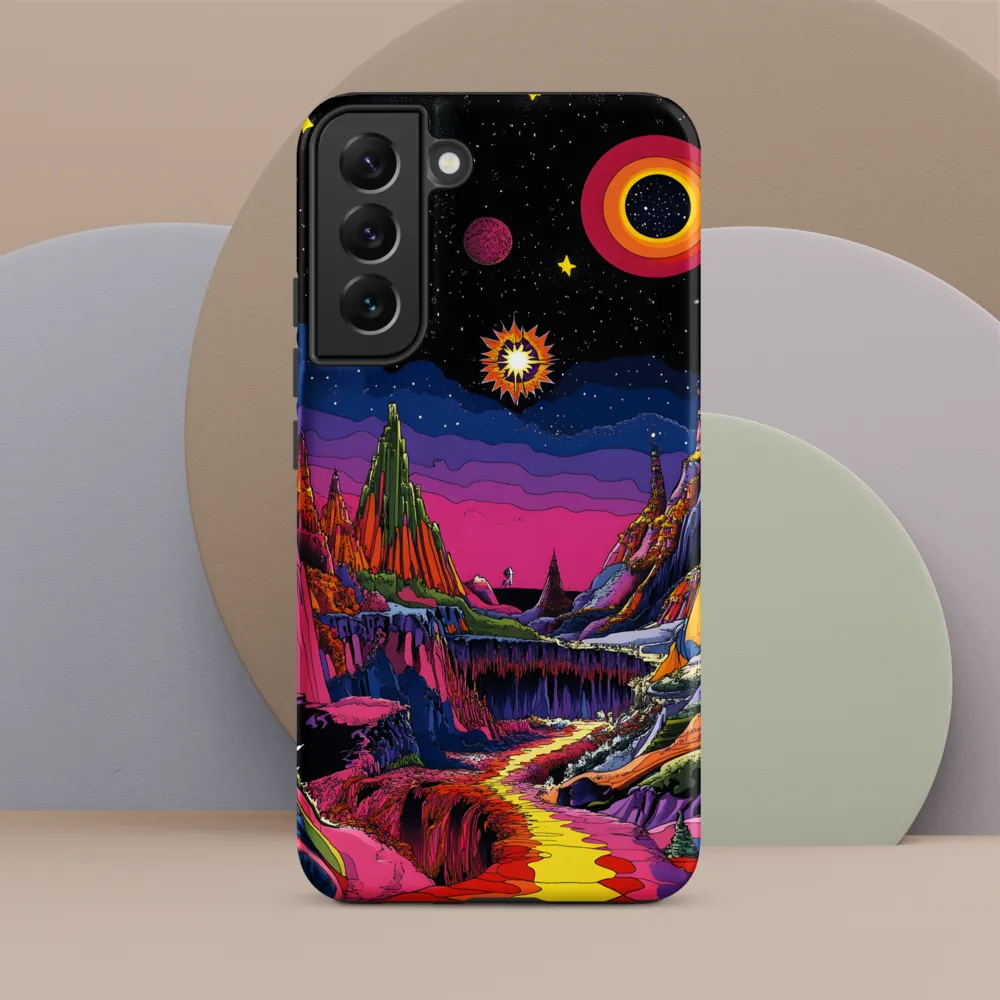 Galactic Wonders: A Journey Through an Alien Landscape
