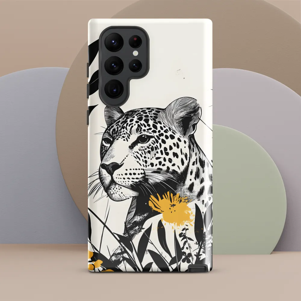 Majestic Leopard Amongst Flora