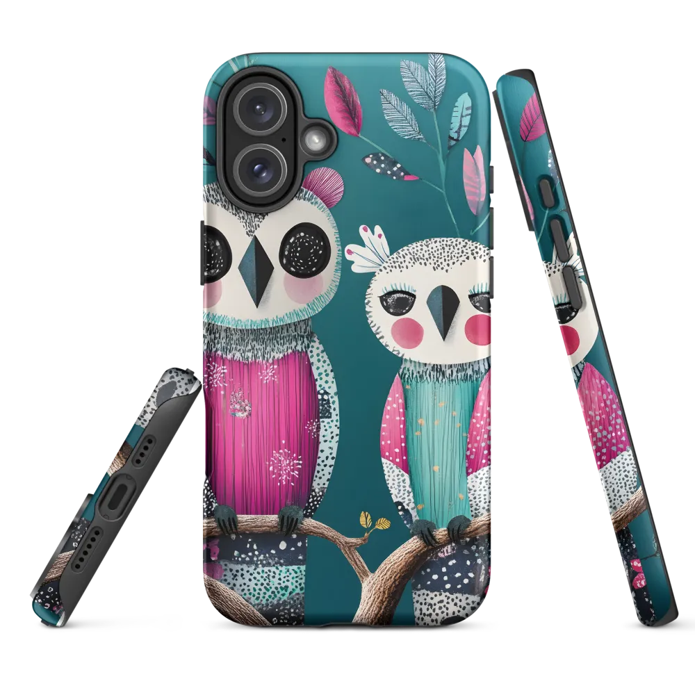 Whimsical Duo: A Celebration of Nature and Color