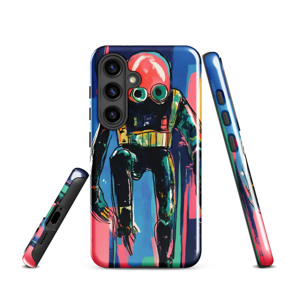Diver in Vibrant Motion