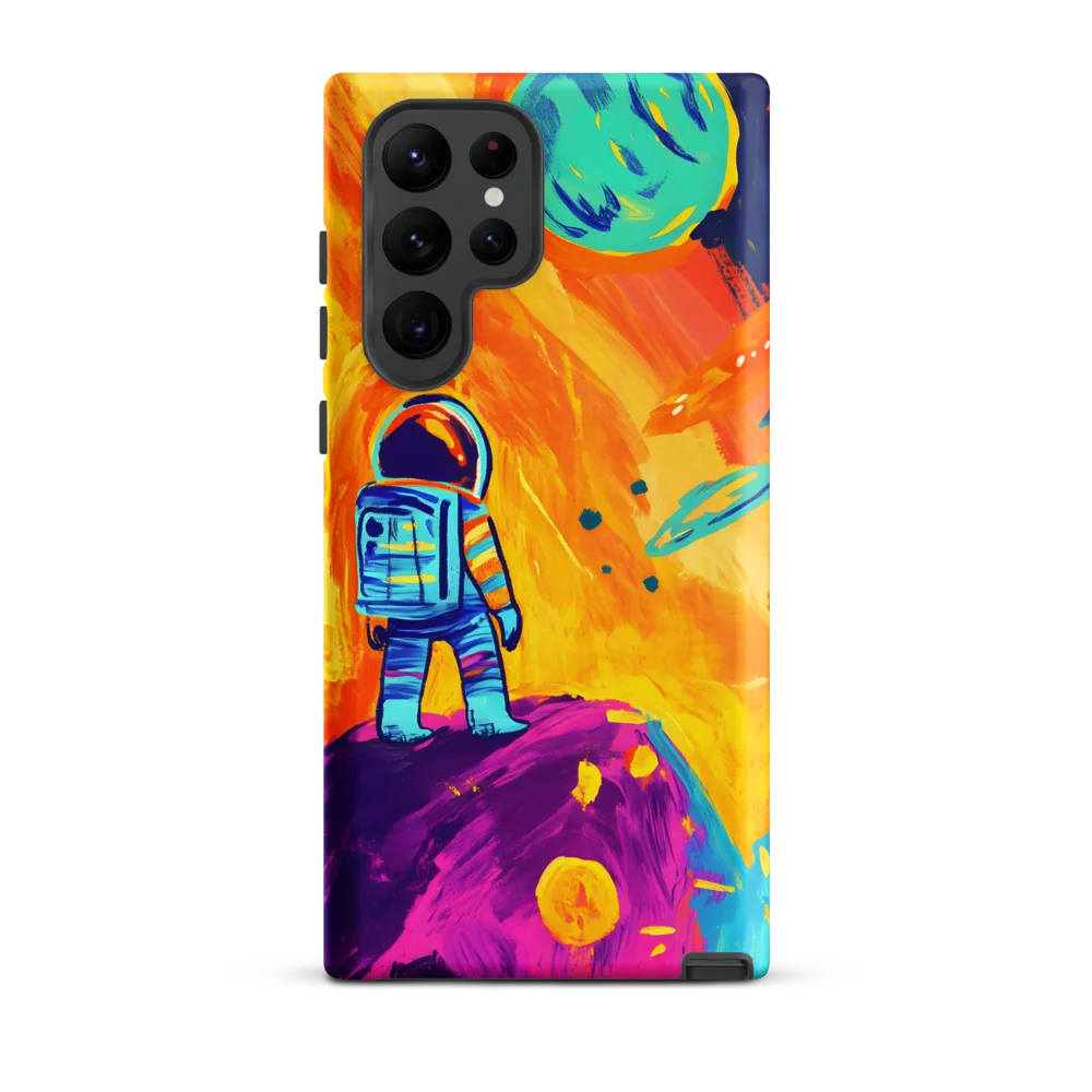 Celestial Dreams: The Astronaut's Journey | Phone Case |  S22 Ultra | Tough Case | Matte