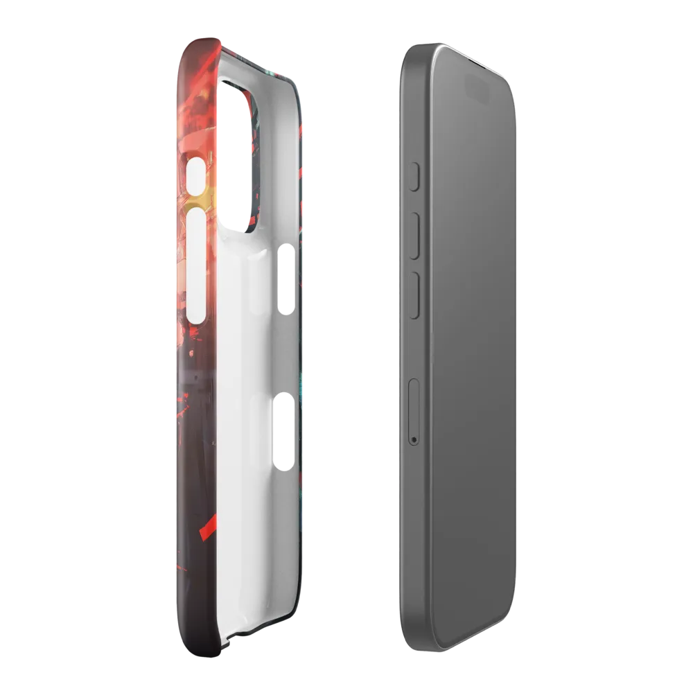 Fragmented Mind: The Silent Struggle | Phone Case |  16 Pro | Snap Case | Glossy