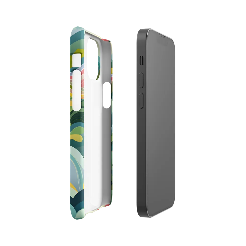 Waves of Serenity | Phone Case |  13 Mini | Snap Case | Matte