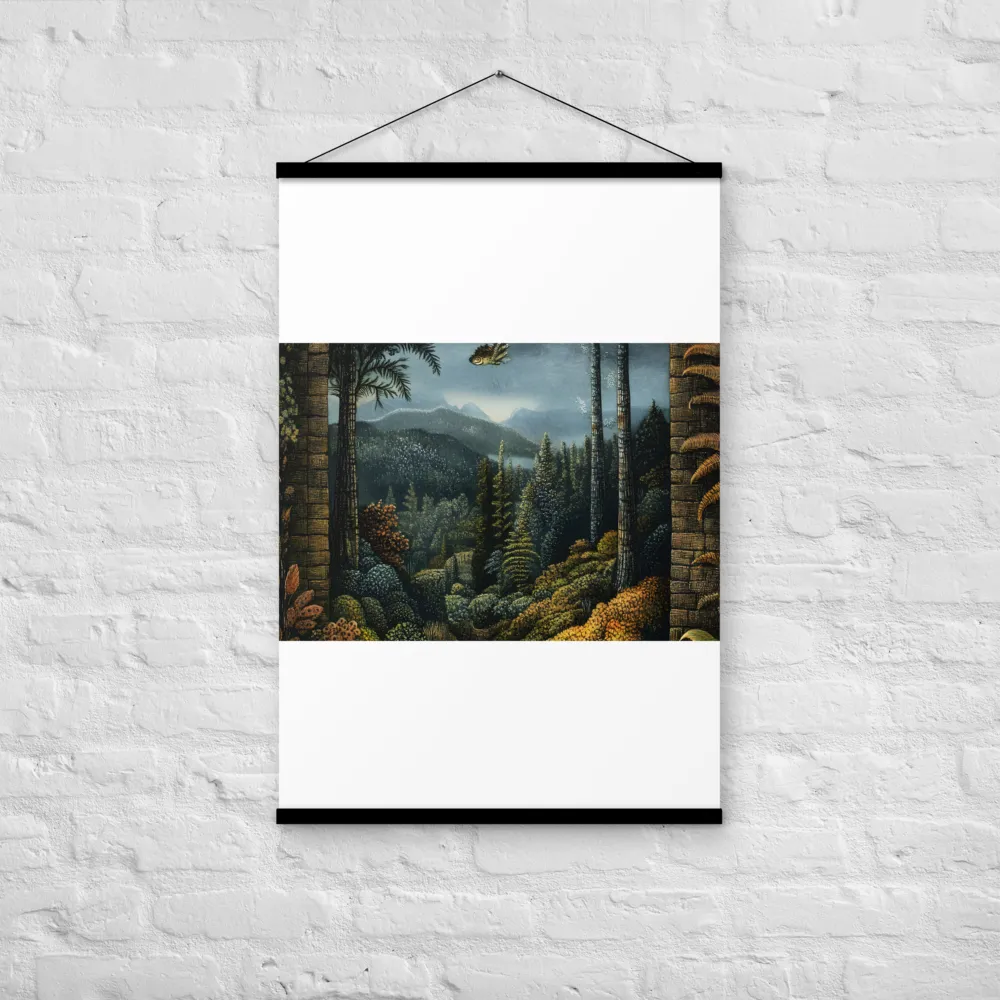 Whispers of the Enchanted Forest | Poster With Black Wood Hanger | 24″×36″