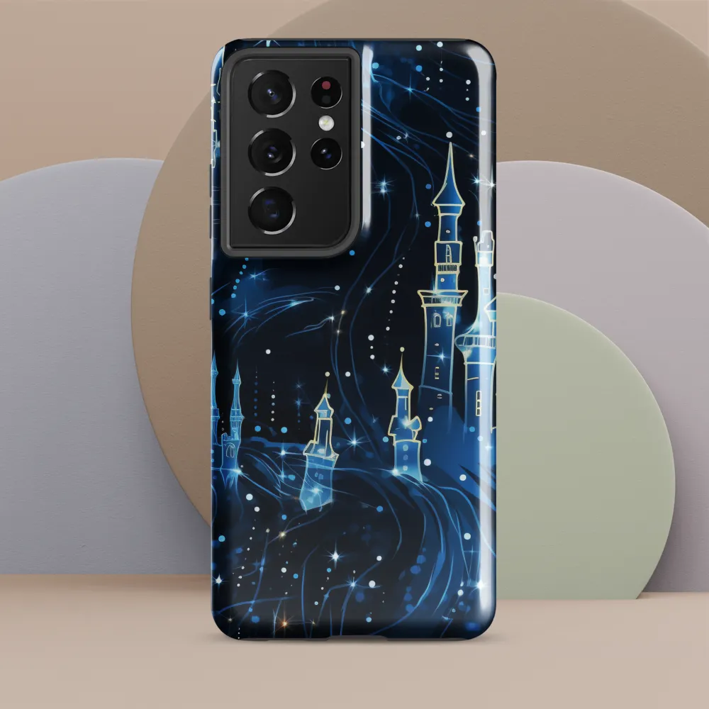 Dreamy Castles in a Starry Sky | Phone Case |  S21 Ultra | Tough Case | Glossy