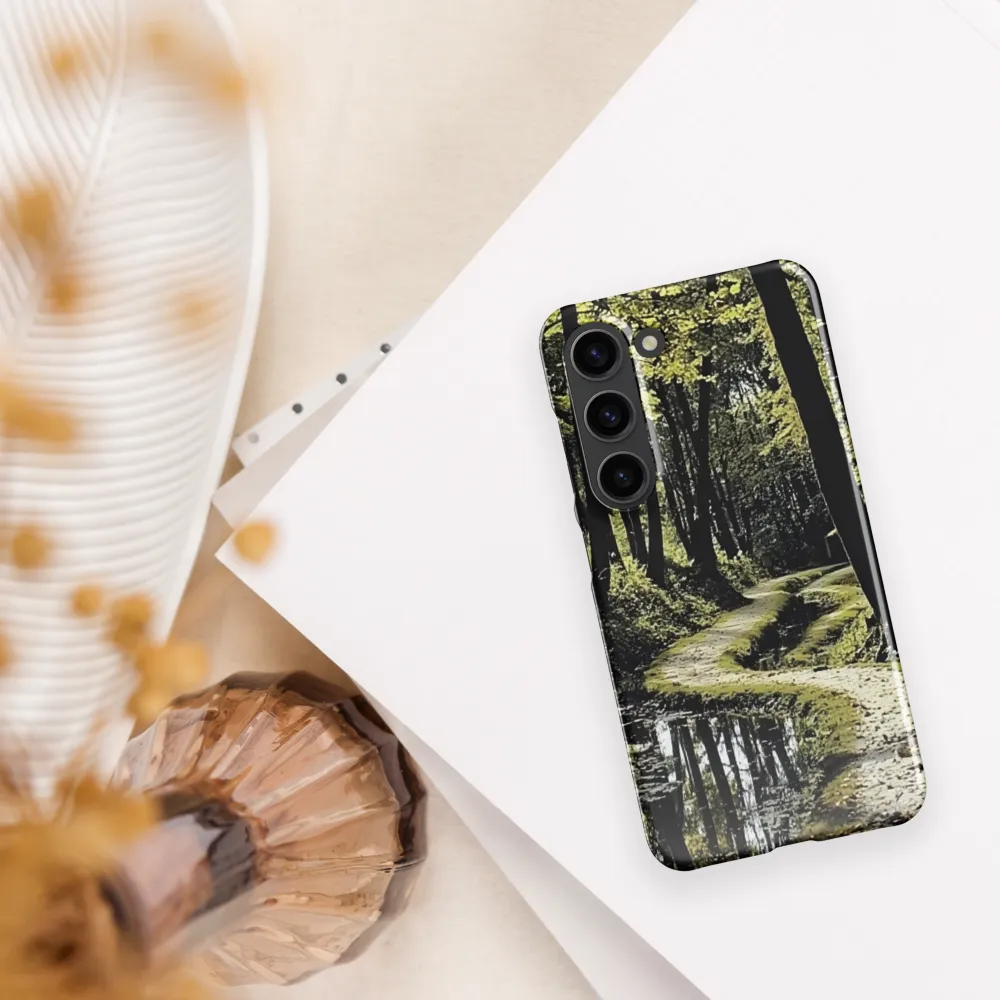 Whispers of the Forest Path | Phone Case |  S23 | Snap Case | Glossy