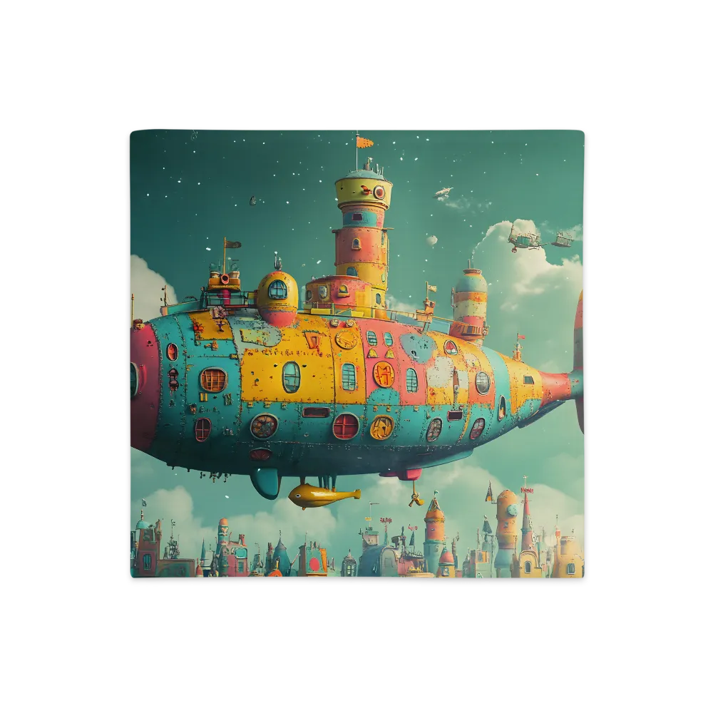 Submerged Dreams: A Whimsical Voyage | Pillow Case | 18″×18″