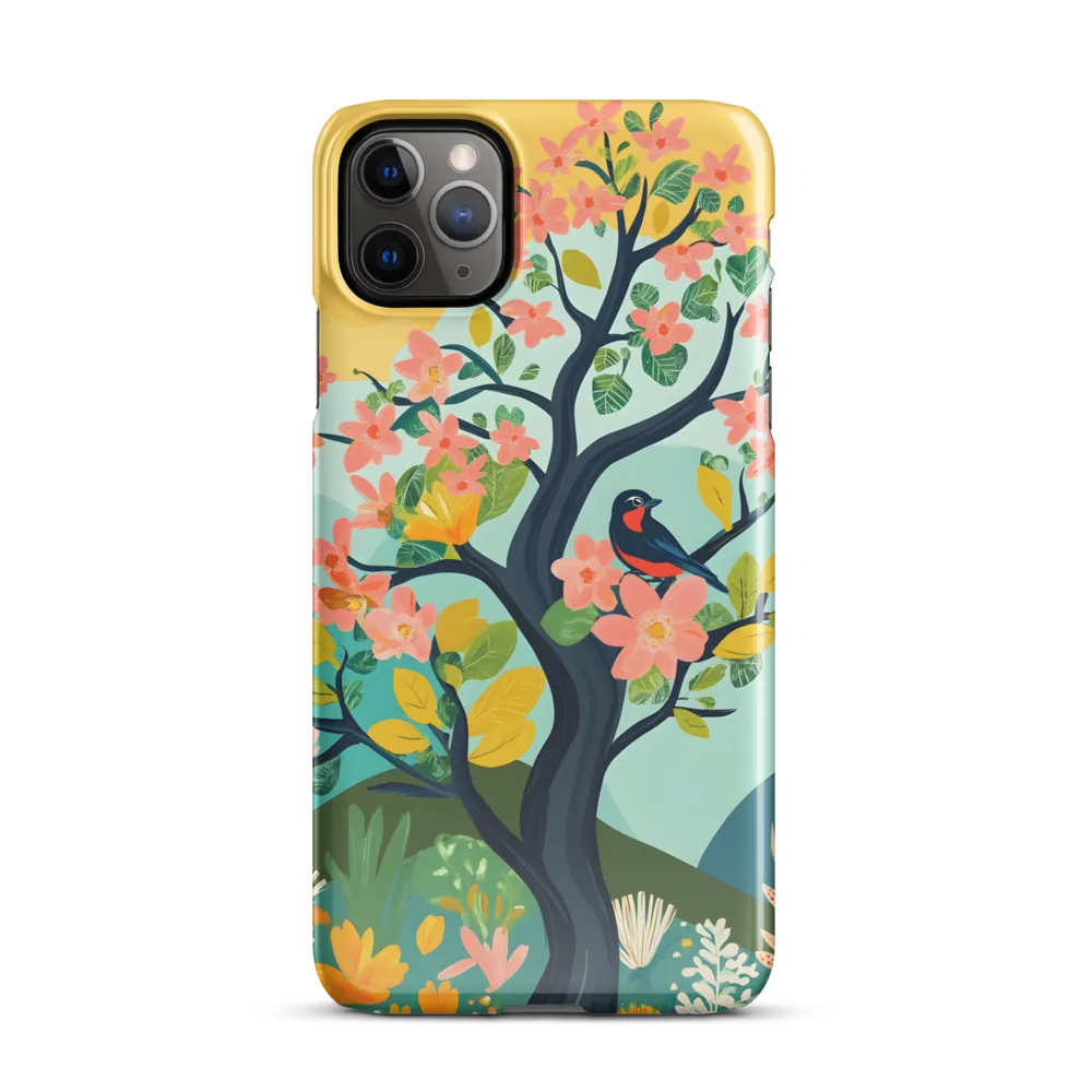 Spring Blossoms: A Serene Encounter | Phone Case |  11 Pro Max | Snap Case | Glossy