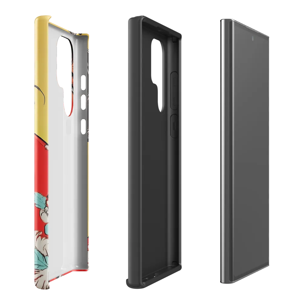 Striking Elegance in Pop Art | Phone Case |  S22 Ultra | Tough Case | Glossy