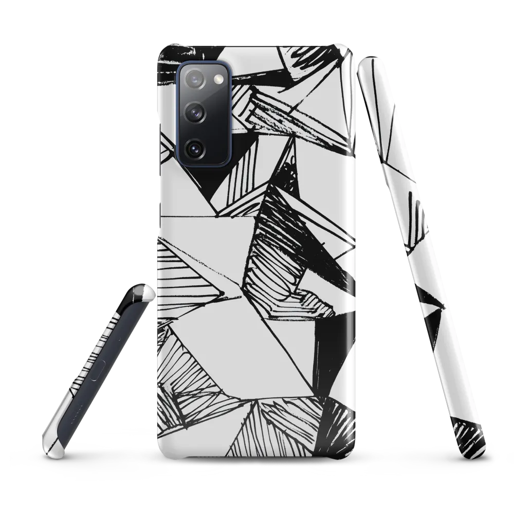 Dynamic Geometry in Ink | Phone Case |  S20 FE | Snap Case | Glossy
