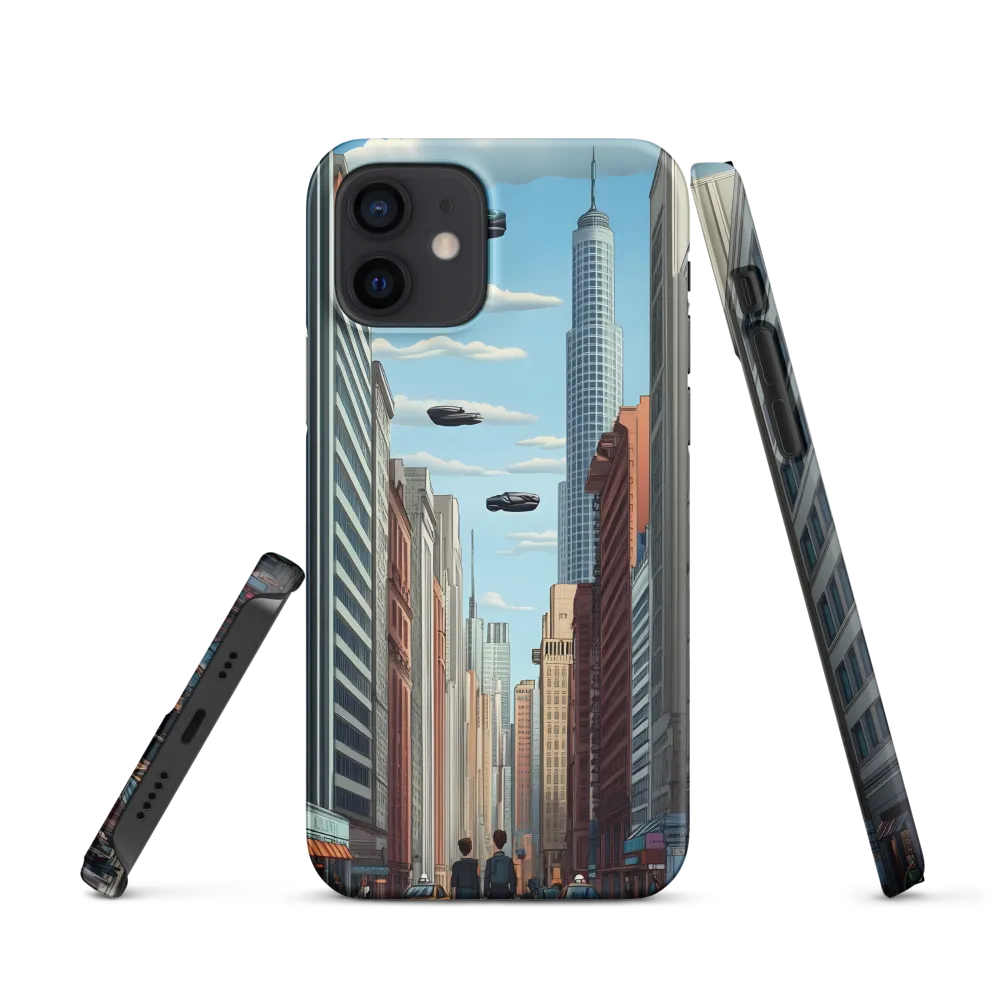 Futuristic Stroll through the Urban Skyline