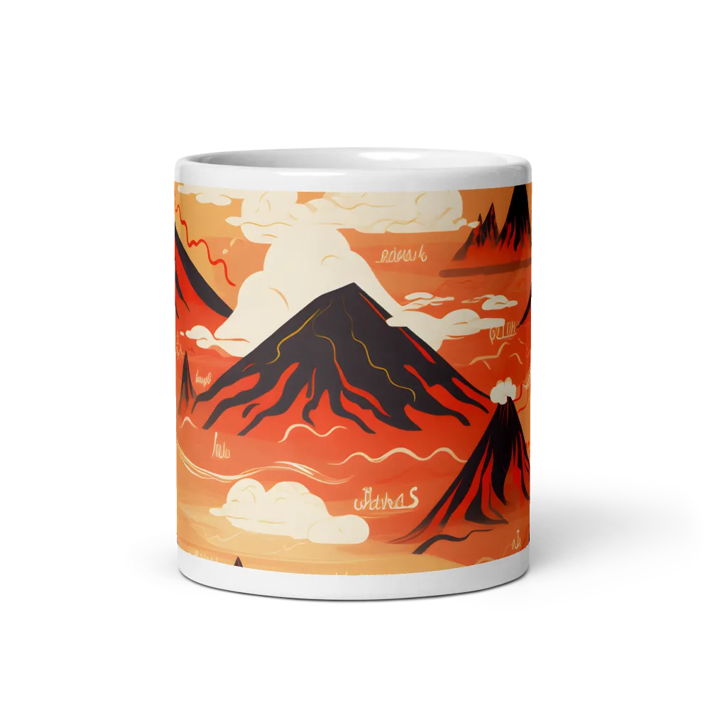 Whispers of the Volcano | Mug with White inside | 11 oz