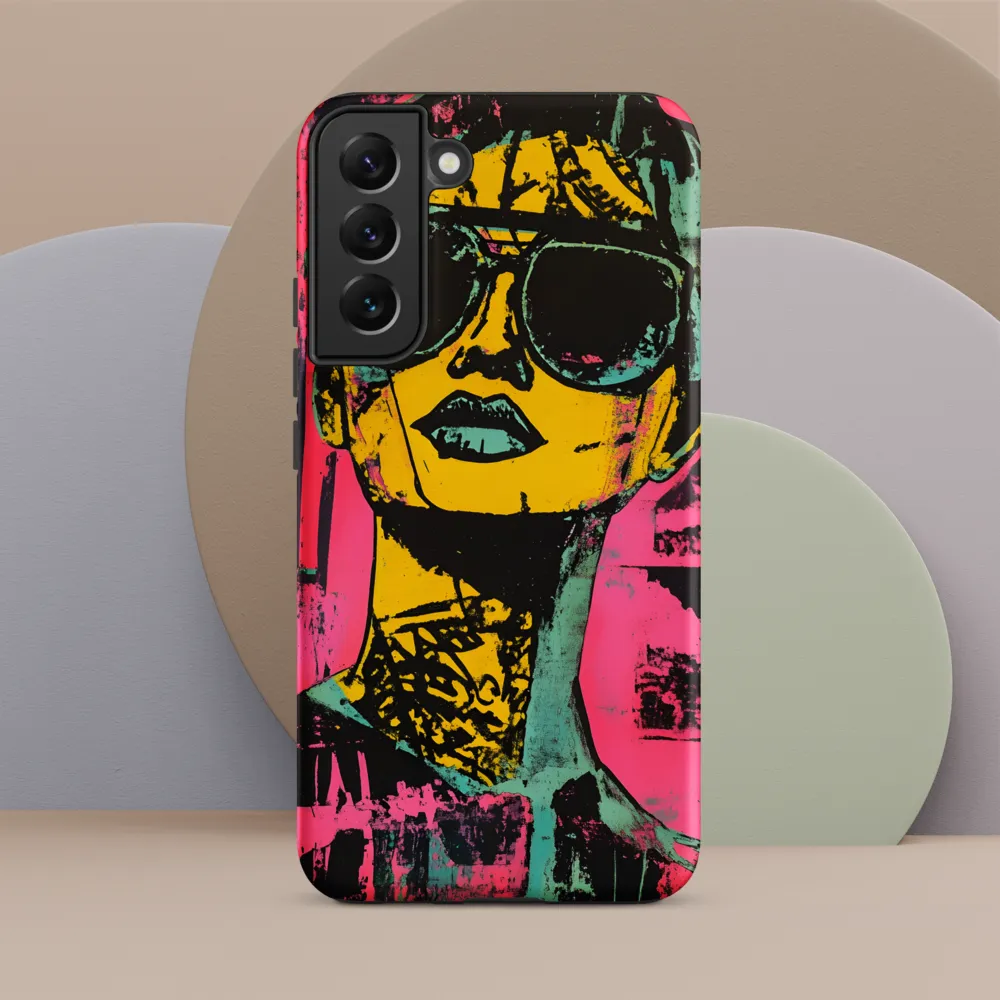 Confident Portrait in Neon Colors