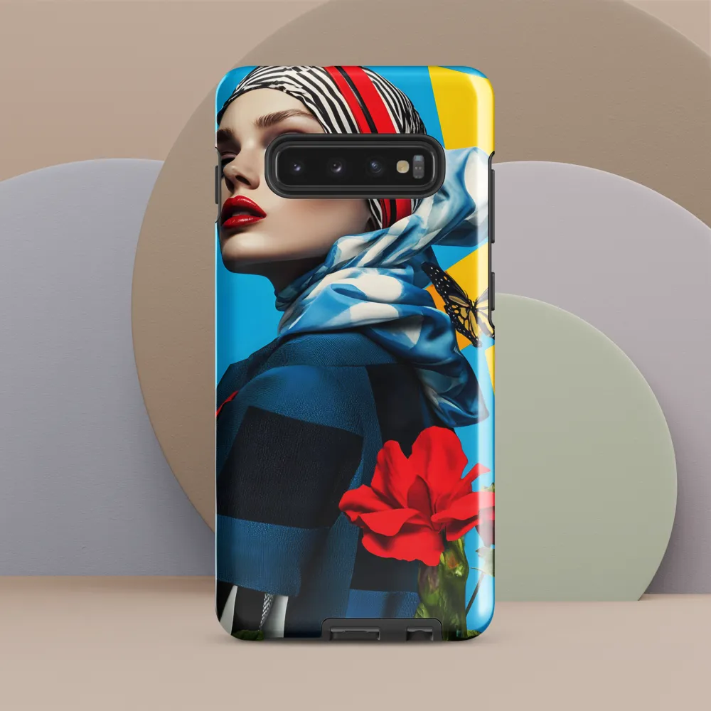 Vibrance and Elegance in Fashion | Phone Case |  S10 Plus | Tough Case | Glossy