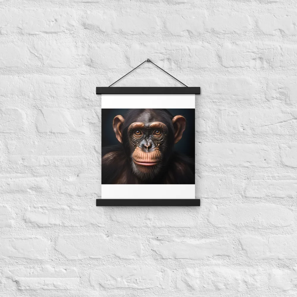 Whispers of Curiosity | Poster With Black Wood Hanger | 11″×14″