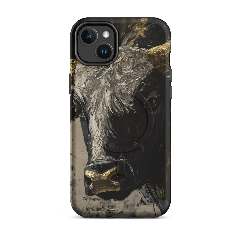Majestic Bull: The Power in Black and Gold