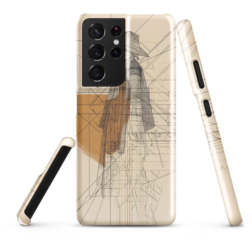 Abstract Profile: A Minimalist Exploration | Phone Case |  S21 Ultra | Snap Case | Glossy