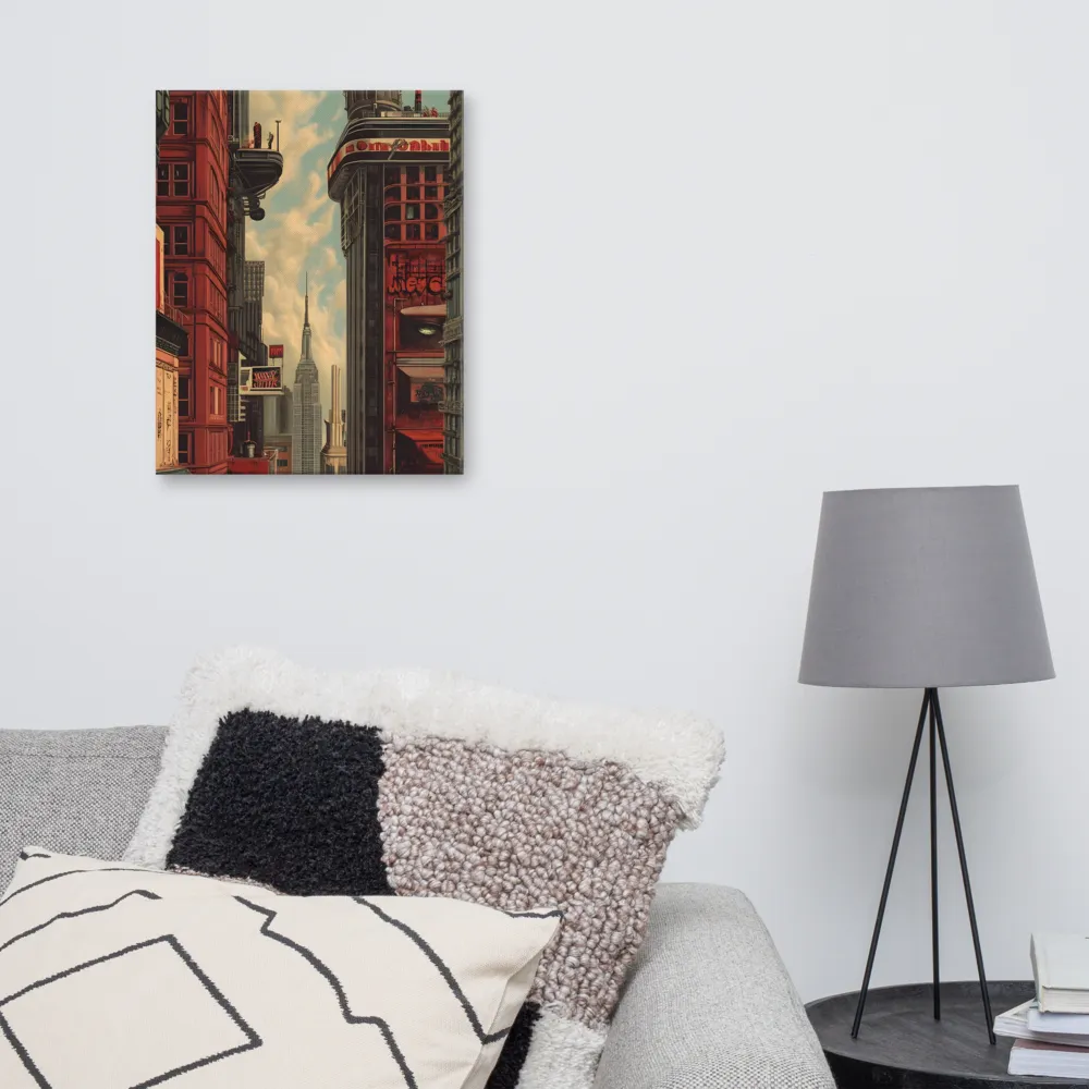 A Glimpse of Tomorrow: Urban Ambition | Canvas | 16″×20″