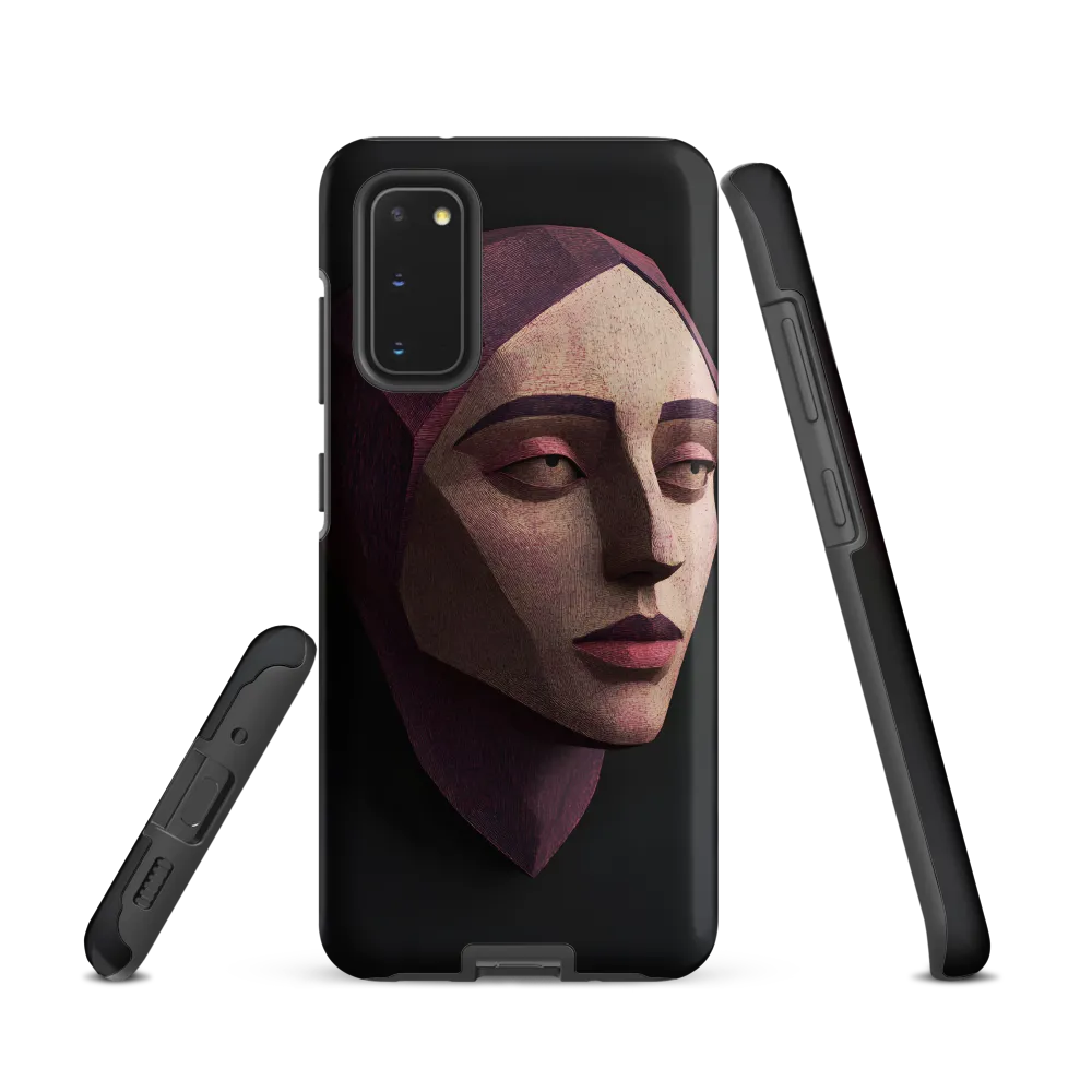 Geometric Elegance: A Contemporary Portrait
