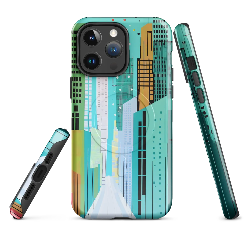 Urban Symphony in Turquoise