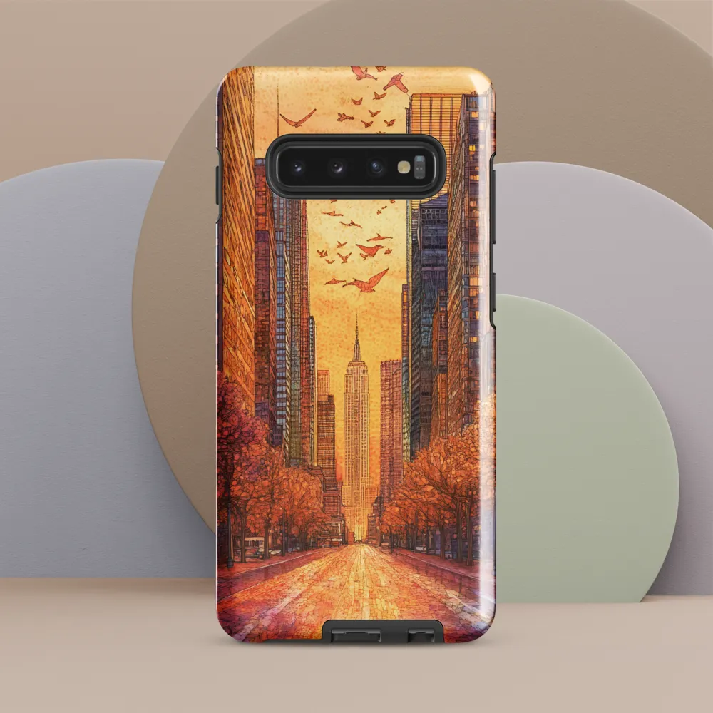 Urban Serenity at Dusk | Phone Case |  S10 Plus | Tough Case | Glossy