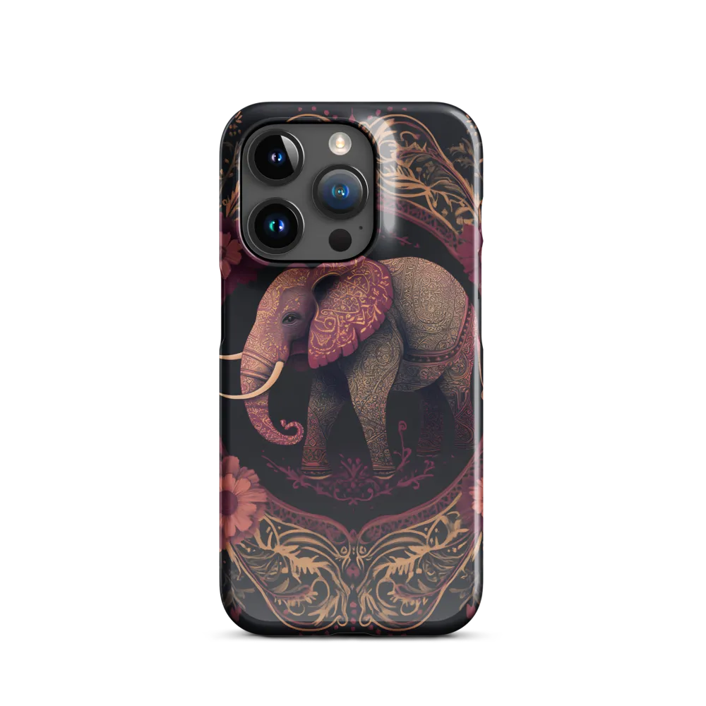 Regal Reverie: The Ornate Elephant | Phone Case |  15 Pro | Snap Case | Glossy