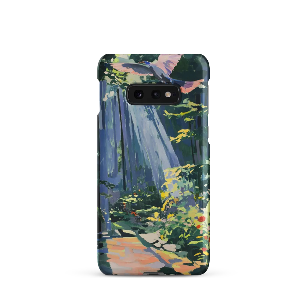 Flight of Light: A Serene Forest | Phone Case |  S10e | Snap Case | Matte