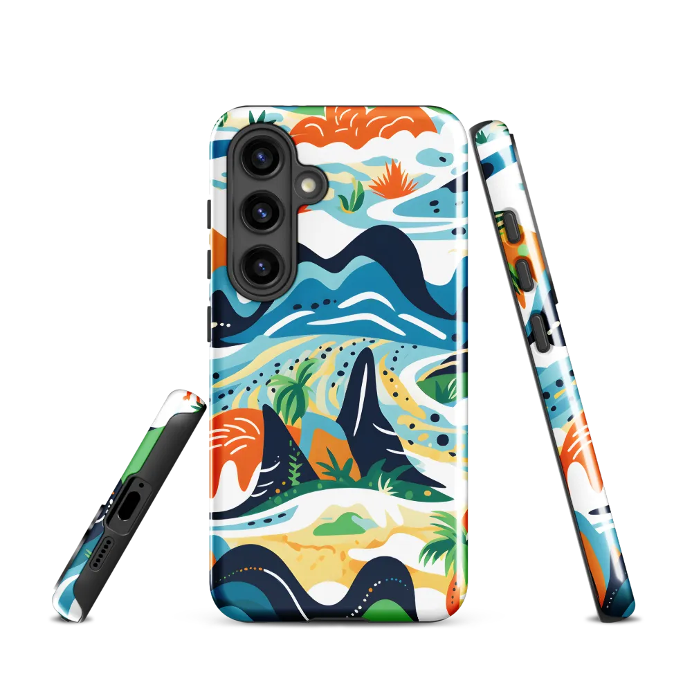 Abstract Tropical Landscape