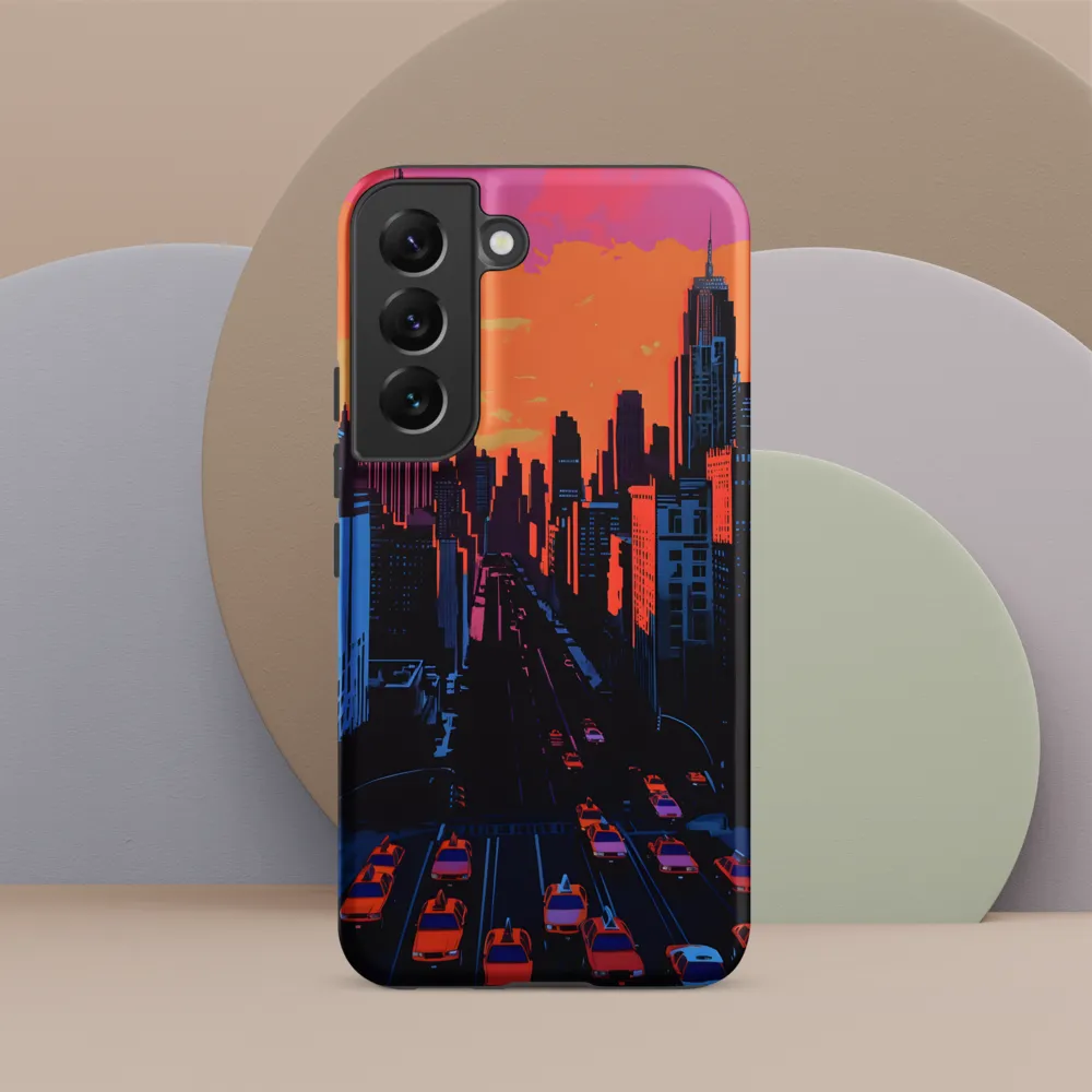 Sunset Over Skyscrapers
